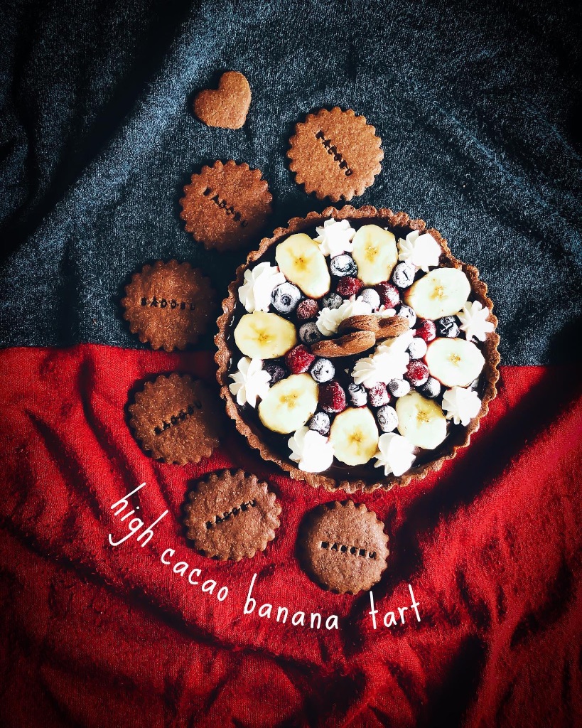 High Cacao Banana Tart
